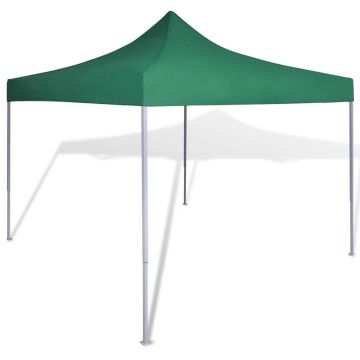 41467 vidaXL Green Foldable Tent 3 x 3 m