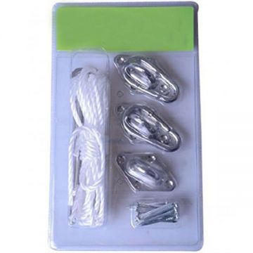 Kit accesorii pentru montare umbrare, Inox