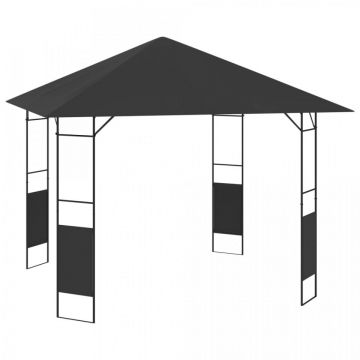 Pavilion de grădină, antracit, 3 x 3 m, 160 g/m²