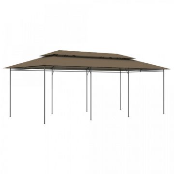 Pavilion, gri taupe, 600 x 298 x 270 cm, 180 g/m²