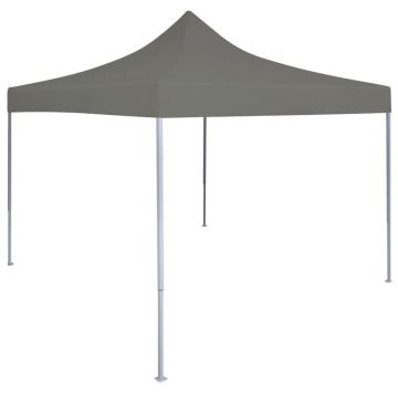 vidaXL Cort de petrecere pliabil pop-up, antracit, 3 x 3 m