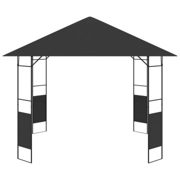 vidaXL Pavilion de grădină, antracit, 3 x 3 m, 160 g/m²