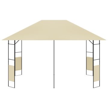 vidaXL Pavilion de grădină, crem, 4 x 3 m, 160 g/m²