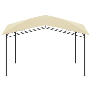 vidaXL Pavilion de grădină, crem, 4 x 4 x 2,9 m, 180 g/m²