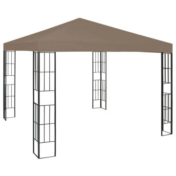 vidaXL Pavilion, gri taupe, 3 x 3 m