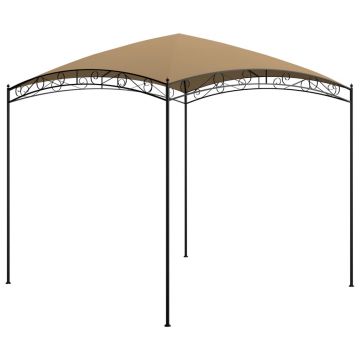 vidaXL Pavilion, gri taupe, 3x3x2,65 m, 180 g/m²