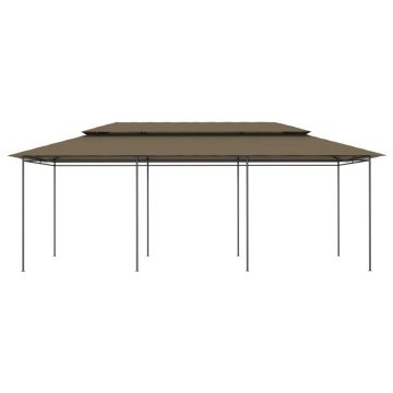 vidaXL Pavilion, gri taupe, 600 x 298 x 270 cm, 180 g/m²