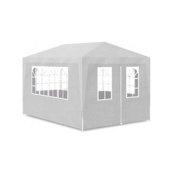 Cort alb pentru petreceri, 4 pereti laterali, 3 x 4 Cort alb pentru petreceri, 4 pereti laterali, 3 x 4