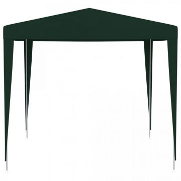 Cort de petrecere profesional, verde, 2,5 x 2,5 m, 90 g/m²