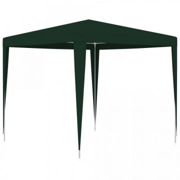 Cort de petrecere profesional, verde, 2,5 x 2,5 m, 90 g/m²