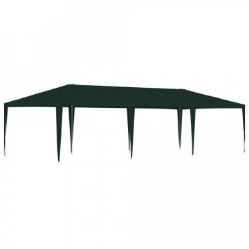 Cort de petrecere profesional, verde, 4 x 9 m, 90 g/m²