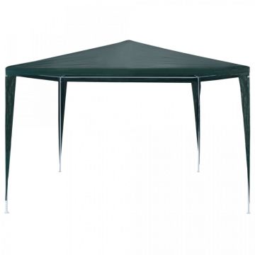 Cort de petrecere, verde, 3 x 3 m, PE