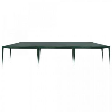 Cort de petrecere, verde, 3 x 9 m, PE
