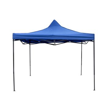 Cort pavilion metalic pentru gradina,evenimente,impermeabil anti soare dimensiune 3x3 metri / CC 9849albastru