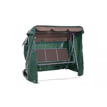 Husa protectie mobilier gradina, Verde, 215x155x150 cm