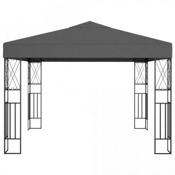 Pavilion, antracit, 3 x 3, material textil