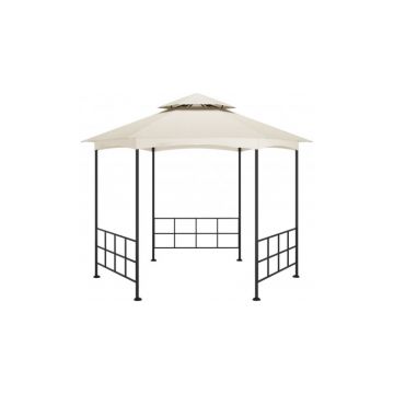 Pavilion cu pereti laterali, crem, 3,1x2,7 m