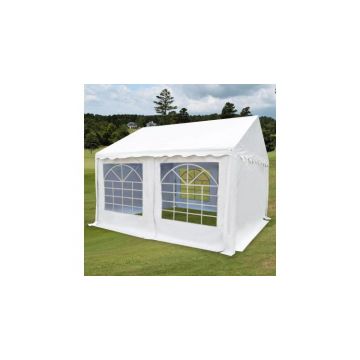 Pavilion de grădină PVC 4 x 4 m alb