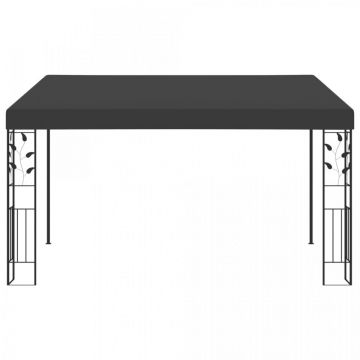 Pavilion de perete, antracit, 4 x 3 x 2,5 m