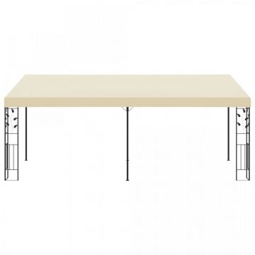 Pavilion de perete, crem, 6 x 3 x 2,5 m