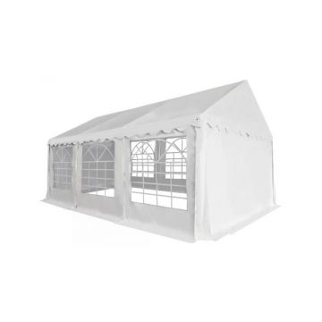 Pavilion gradina pvc 3 x 6 m alb