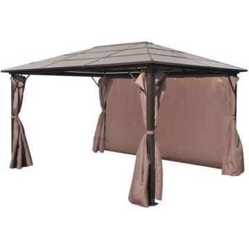 Pavilion maro aluminiu 400 x 300 cm, rezistent la intemperii