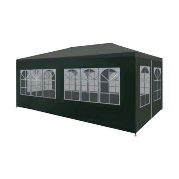 Pavilion pentru petrecere, verde, 3 x 6 m