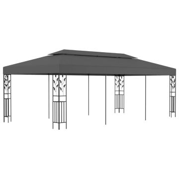 vidaXL Pavilion, antracit, 3 x 6 m