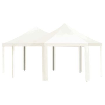 vidaXL Pavilion de exterior, crem, 600 x 440 x 330 cm