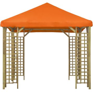 vidaXL Pavilion, portocaliu, 3 x 3 m (310032+47710)