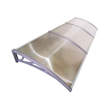 Copertina de usa, gri transparent, accesorii montaj inclus, Maprofi - 240x150 cm