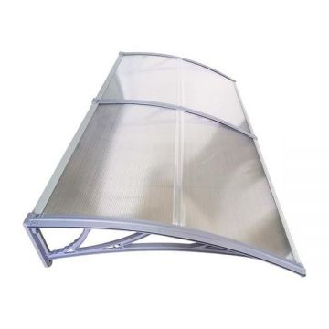 Copertina de usa, gri transparent, accesorii montaj inclus, Maprofi -  240x60 cm