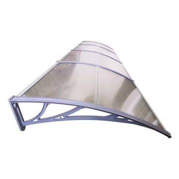 Copertina de usa, gri transparent, accesorii montaj inclus, Maprofi - 360x150 cm