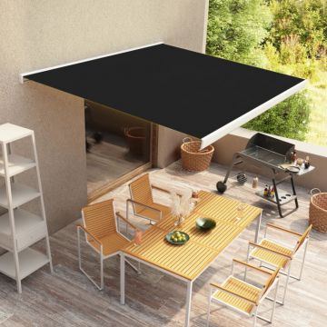 Copertină motorizată tip casetă, 350 cm, antracit Copertină motorizată tip casetă, 350 cm, antracit