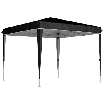 Outsunny Pavilion Pliabil cu Înălțime Reglabilă și Geantă de Transport, 300x300x273 cm, Negru | Aosom Romania