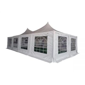 Pagoda 5x10m 500 G/m² Pvc, Alb - Corturi24