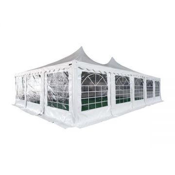 Pagoda 6x10m 500 G/m² Pvc, Alb - Corturi24