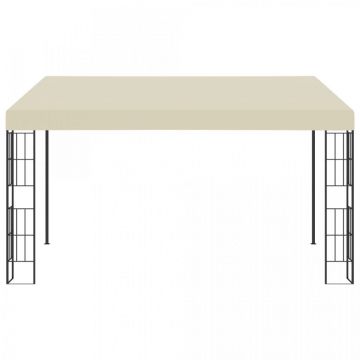 Pavilion de perete, crem, 3 x 4 m, material textil