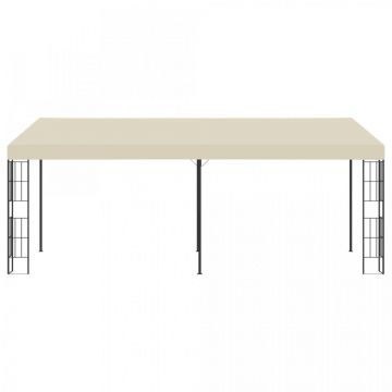 Pavilion de perete, crem, 3 x 6 m, material textil