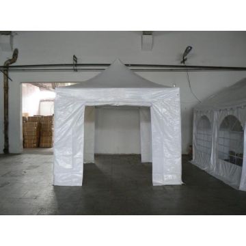 Pavilion Pliabil Professional Aluminiu 50 mm, fara ferestre, PVC 620 gr /m², alb, ignifug, 3x3 m - Corturi24 Pavilion Pliabil Professional Aluminiu 50 mm, fara ferestre, PVC 620 gr /m², alb, ignifug, 3x3 m - Corturi24