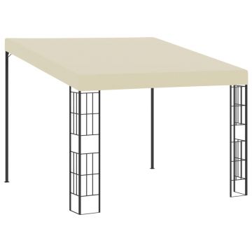 vidaXL Pavilion de perete, crem, 3 x 3 m, material textil vidaXL Pavilion de perete, crem, 3 x 3 m, material textil