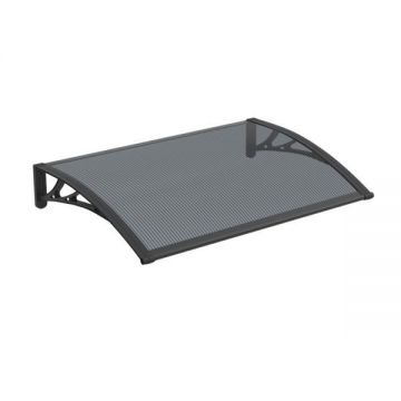 Copertina Premium de usa 100x80cm, brate negre, placa 6 mm intreaga antracit