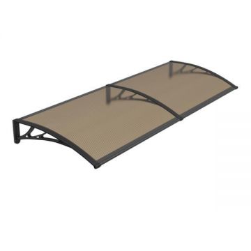 Copertina Premium de usa 200x80cm, brate negre, placa 6mm intreaga bronz