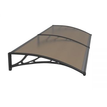 Copertina Premium de usa 240x80cm, brate negre, placa 6mm intreaga bronz
