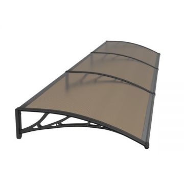 Copertina Premium de usa 360x80cm, brate negre, placa 6mm intreaga bronz