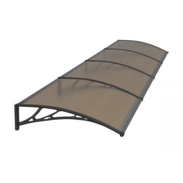Copertina Premium de usa 400x80cm, brate negre, placa 6mm intreaga bronz
