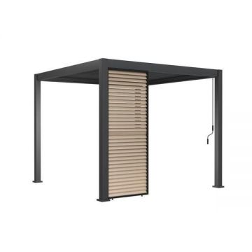 Panou fix pentru umbrire, cu lamele rotative, 1 m, UnicSpot