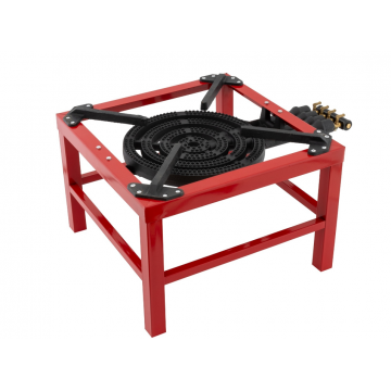 Arzator,Pirostrie Profesionala cu 4 inele 480x480x350 mm