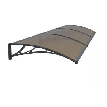 Copertina Premium de usa 300x120cm, brate negre, placa 6 mm intreaga bronz