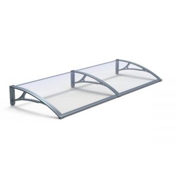Copertina Pro Alu+Plexiglas de usa, negru transparent, Maprofi - 200x80 cm
